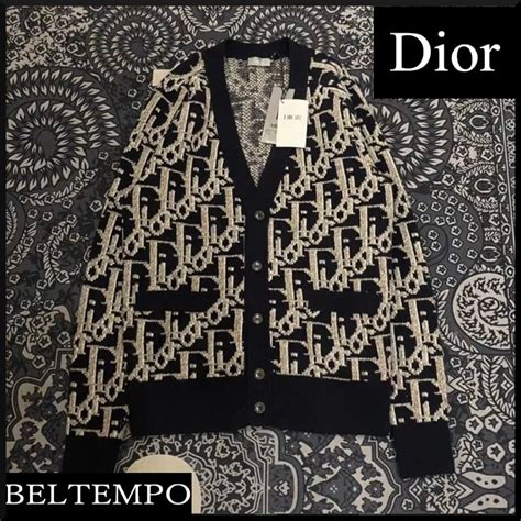 dior 213m233at393|DIOR 22AW 213M233AT393 Oblique Total Pattern Cardigan S .